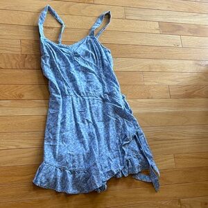 Hollister Light Blue Smocked Top